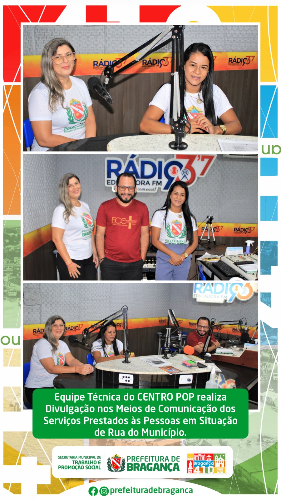 DIVULGAÇÃO DOS SERVIÇOS PRESTADOS ÀS PESSOAS EM SITUAÇÃO DE RUA.