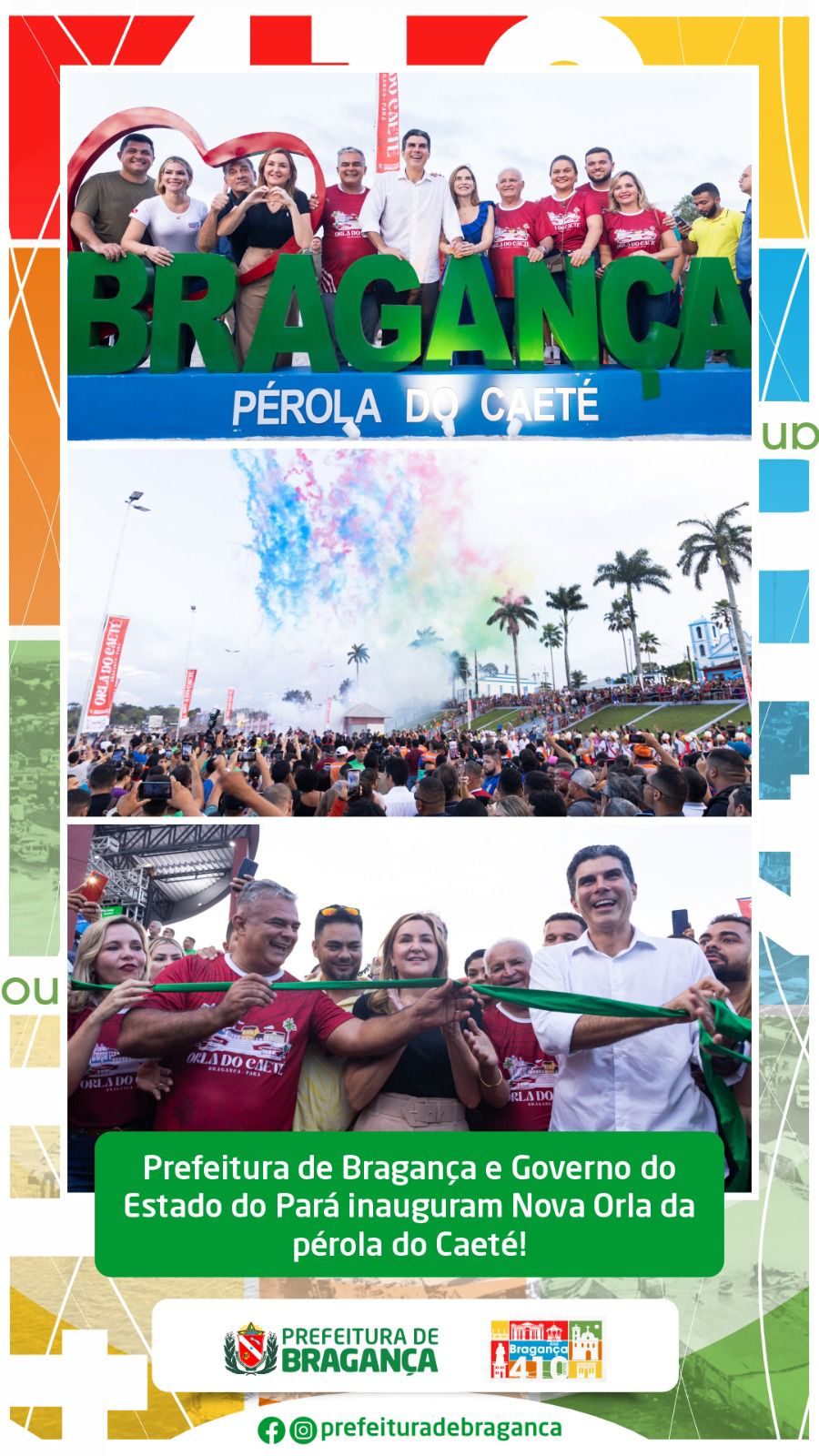 INAUGURAÇÃO DA NOVA ORLA DA PÉROLA DO CAETÉ!