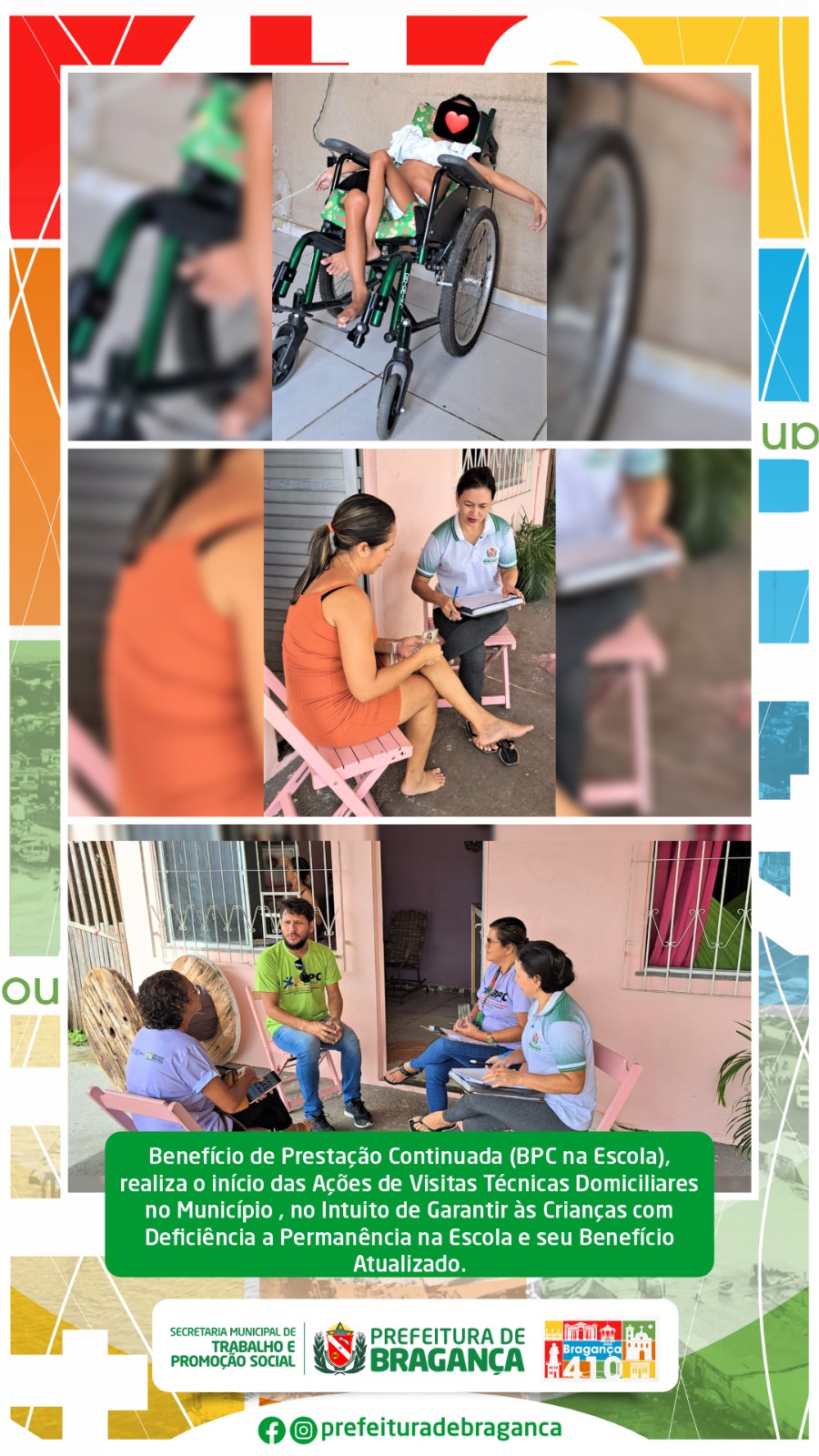 BPC NA ESCOLA, REALIZA O INÍCIO DAS AÇÕES DE VISITAS TÉCNICAS DOMICILIARES NO MUNICÍPIO.