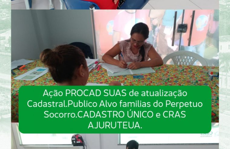 AÇÃO PROCAD SUAS DE ATUALIZAÇÃO CADASTRAL.