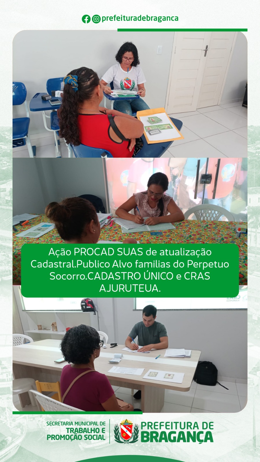 AÇÃO PROCAD SUAS DE ATUALIZAÇÃO CADASTRAL.
