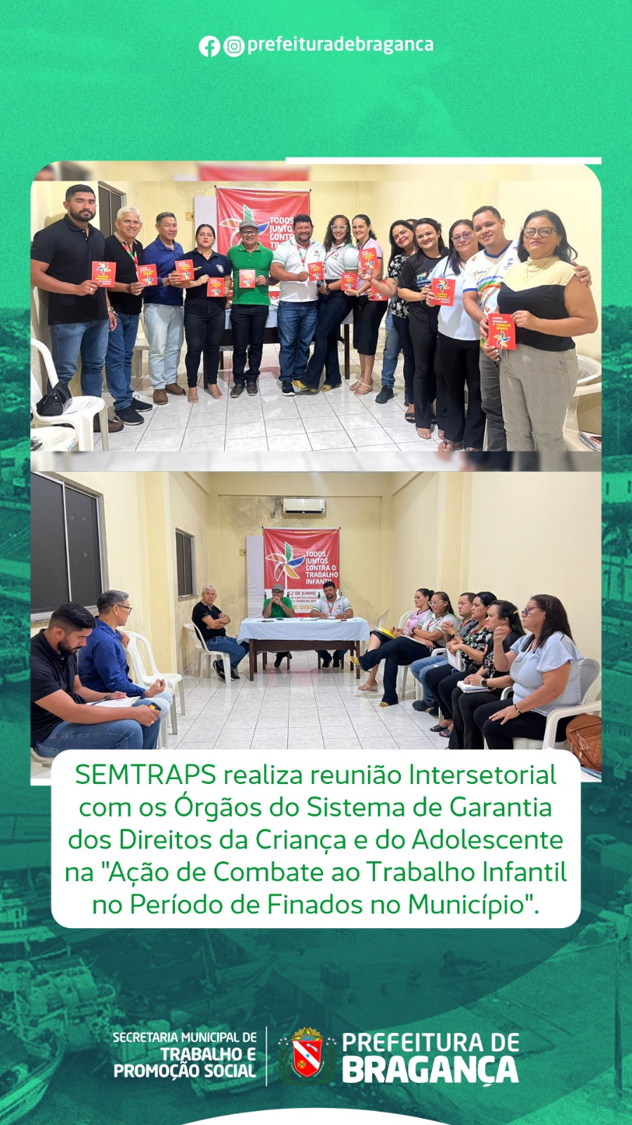 AÇÃO DE COMBATE AO TRABALHO INFANTIL NO PERÍODO DE FINADOS NO MUNICÍPIO.
