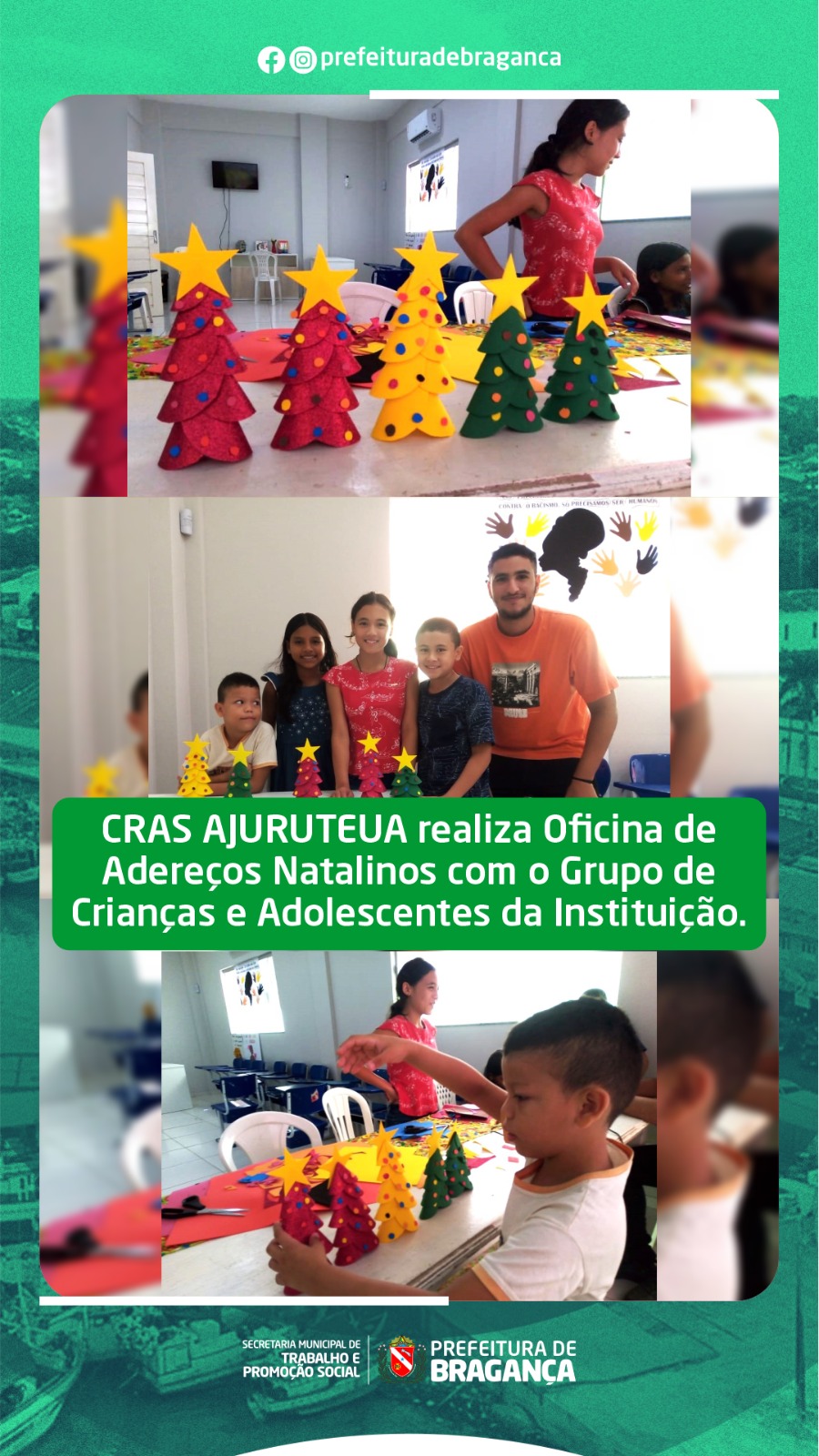 OFICINA DE ADEREÇOS NATALINOS.