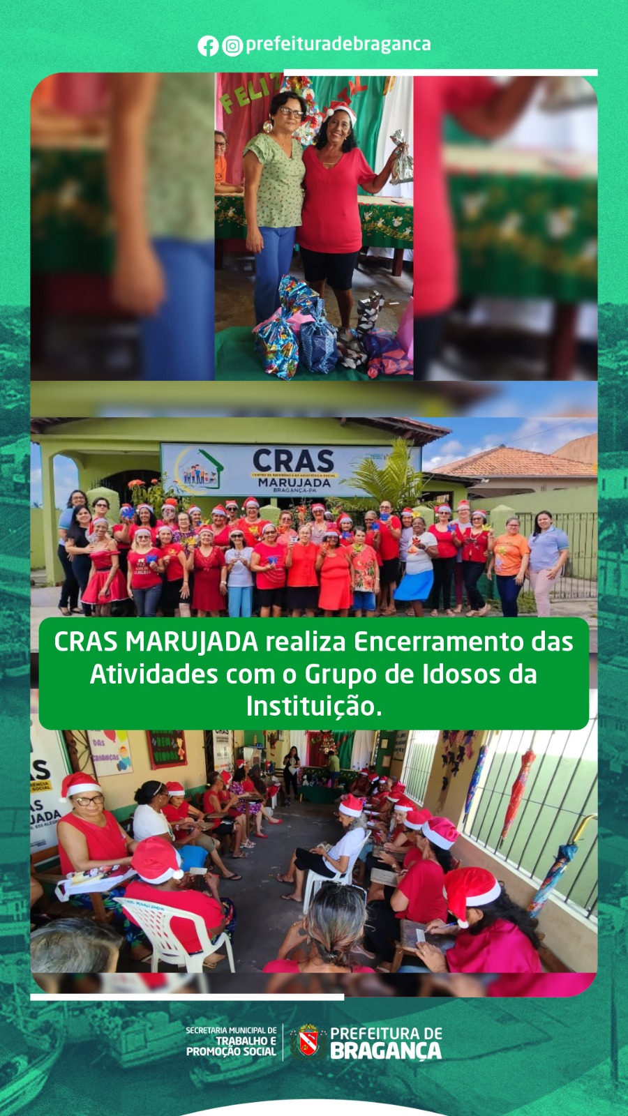 CRAS MARUJADA REALIZA ENCERRAMENTO DAS ATIVIDADES.