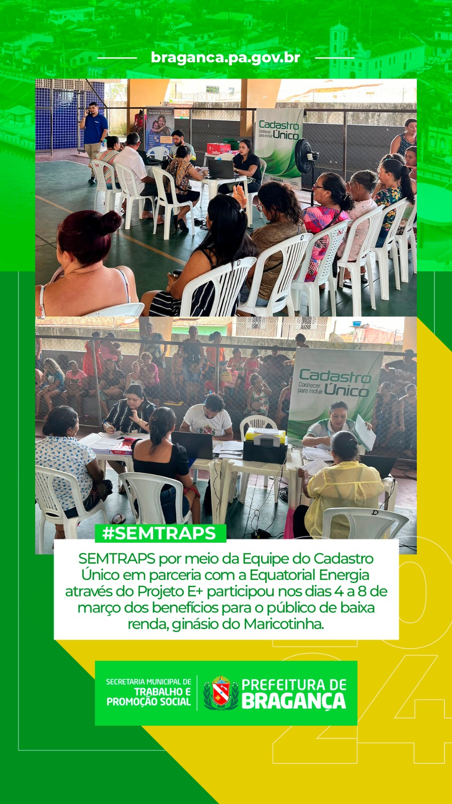 PARCERIA COM A EQUATORIAL ENERGIA ATRAVÉS DO PROJETO E+