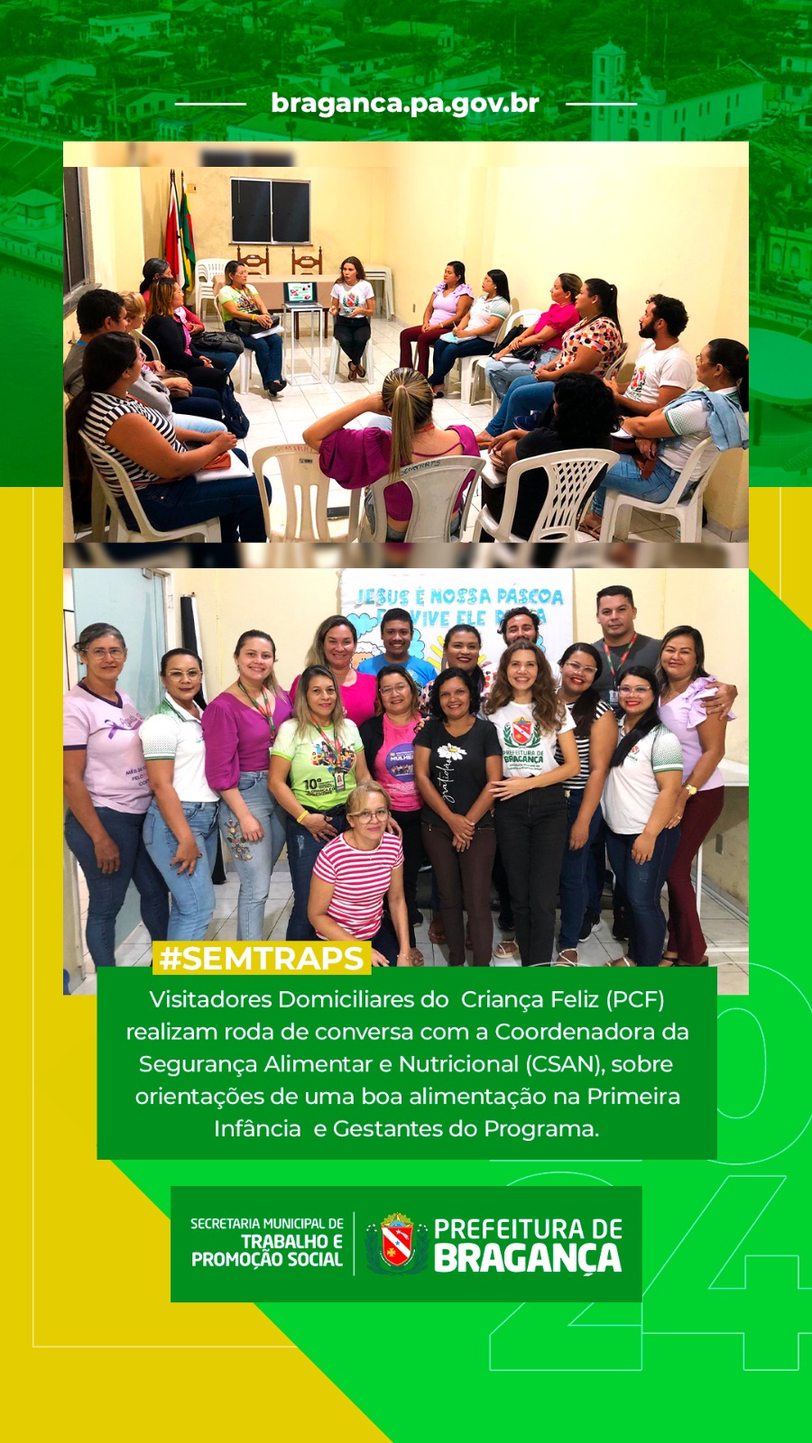 RODA DE CONVERSA: ALIMENTAÇÃO SAUDÁVEL NA PRIMEIRA INFÂNCIA E GESTANTES