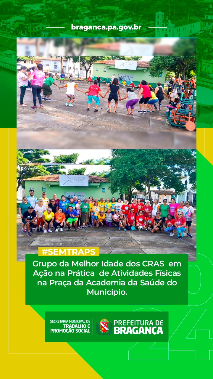 GRUPO DA MELHOR IDADE ATIVO: ATIVIDADES NA ACADEMIA DA SAÚDE.