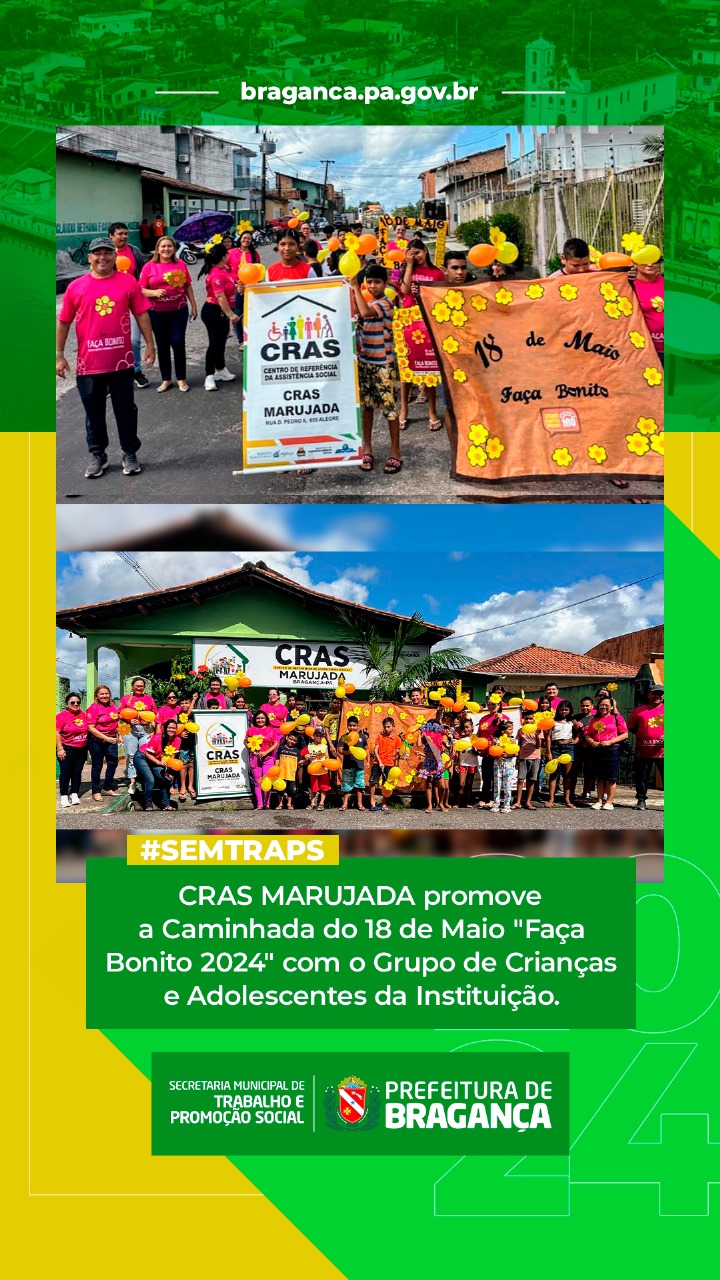 CAMINHADA ‘FAÇA BONITO 2024’ COM GRUPO DE CRIANÇAS E ADOLESCENTES