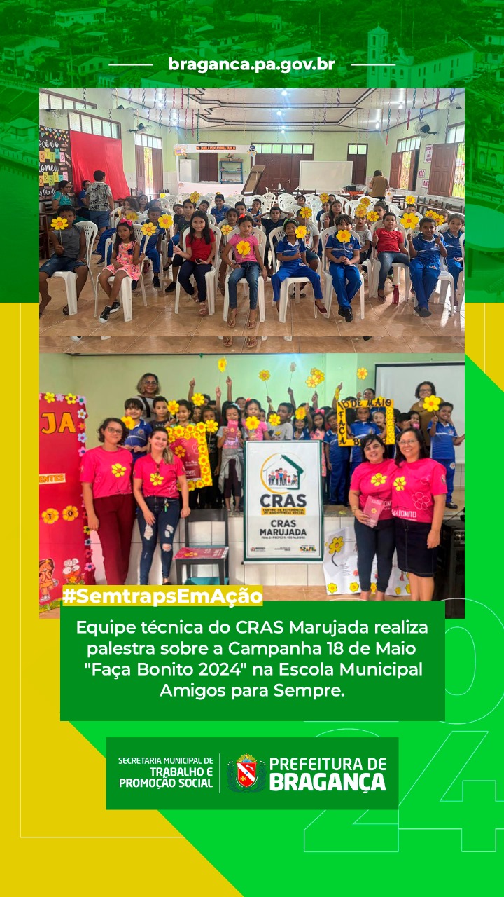 PALESTRA ‘FAÇA BONITO 2024’ NA ESCOLA AMIGOS PARA SEMPRE