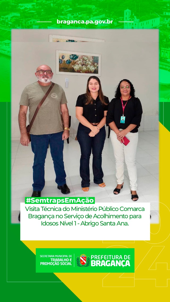 VISITA TÉCNICA DO MINISTÉRIO PÚBLICO AO ABRIGO SANTA ANA.