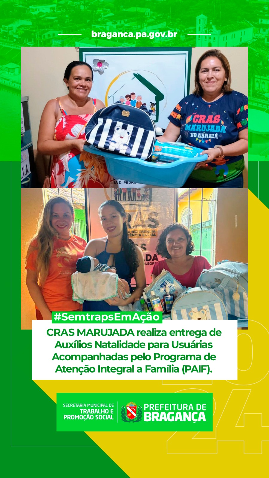 ENTREGA DE AUXÍLIOS NATALIDADE