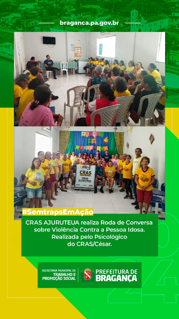 RODA DE CONVERSA SOBRE VIOLÊNCIA CONTRA A PESSOA IDOSA.