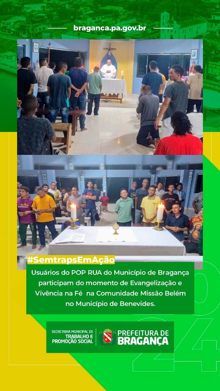 MOMENTO DE EVANGELIZAÇÃO E VIVÊNCIA NA FÉ NA COMUNIDADE MISSÃO BELÉM.