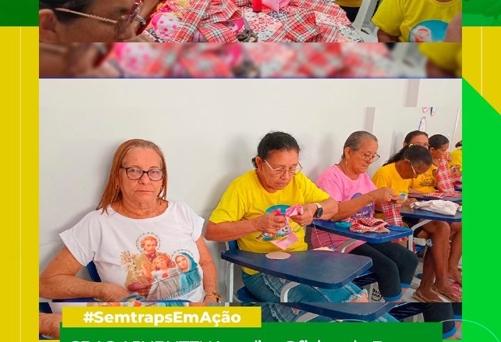 CRAS AJURUTEUA REALIZA OFICINA DE BONECA COM O GRUPO DE IDOSOS DO SCFV.
