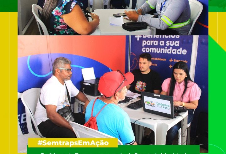 E+ CARAVANA EQUATORIAL COM A PARTICIPAÇÃO DA EQUIPE DO CADASTRO ÚNICO, NO LARGO DE SÃO BENEDITO.