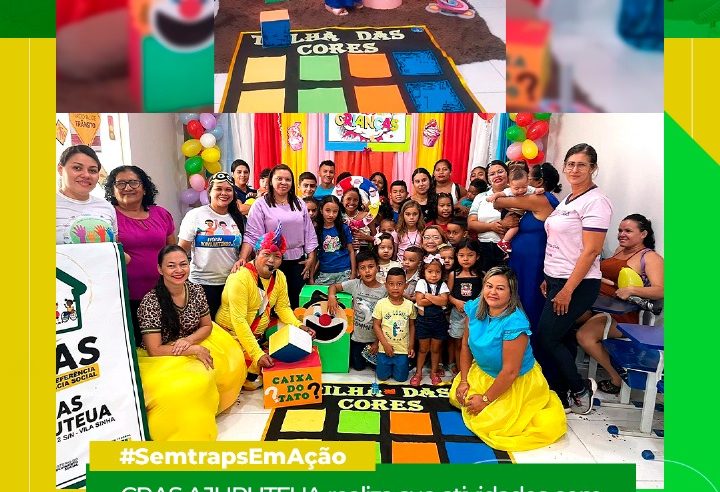 CRAS AJURUTEUA REALIZA SUA ATIVIDADES COM OS GRUPO DE CRIANÇAS E ADOLESCENTES NA ABERTURA DA SEMANA DA “PRIMEIRA INFÂNCIA” EDIÇÃO 2024