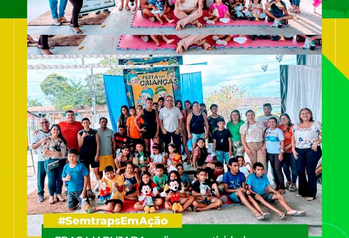 CRAS MARUJADA INICIA SEMANA DA PRIMEIRA INFÂNCIA COM ATIVIDADES PARA CRIANÇAS E ADOLESCENTES.