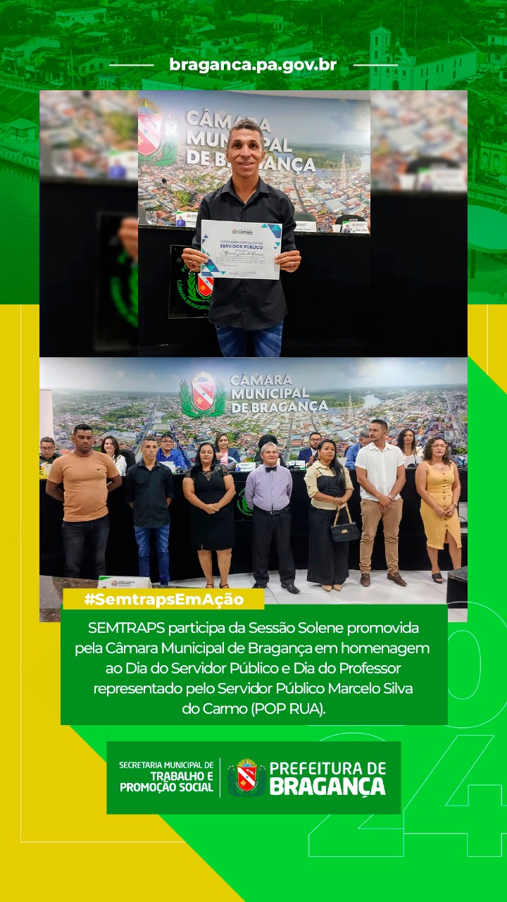 SEMTRAPS HOMENAGEIA SERVIDORES EM SESSÃO SOLENE.