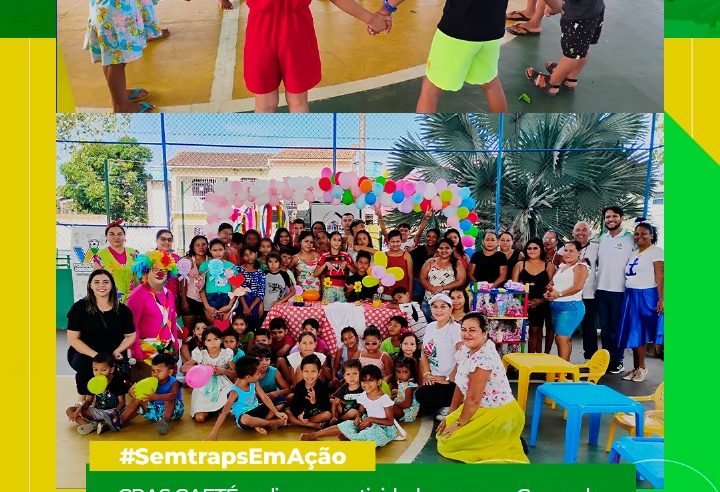 CRAS CAETÉ INICIA SEMANA DA PRIMEIRA INFÂNCIA COM ATIVIDADES PARA CRIANÇAS E ADOLESCENTES.