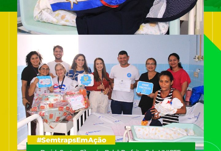 DERICK SANTOS SILVA É NOMEADO BEBÊ PREFEITO SELO UNICEF 2024 EM BRAGANÇA.