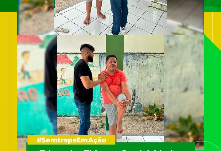 EDUCADOR FÍSICO REALIZA ATIVIDADES ESPECÍFICAS COM USUÁRIOS DO CENTRO POP.