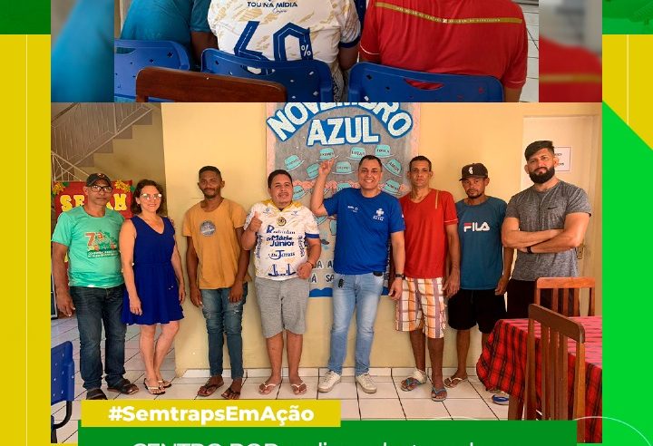 CENTRO POP PROMOVE PALESTRA SOBRE A CAMPANHA NOVEMBRO AZUL COM ENFERMEIRO GLAUCO.