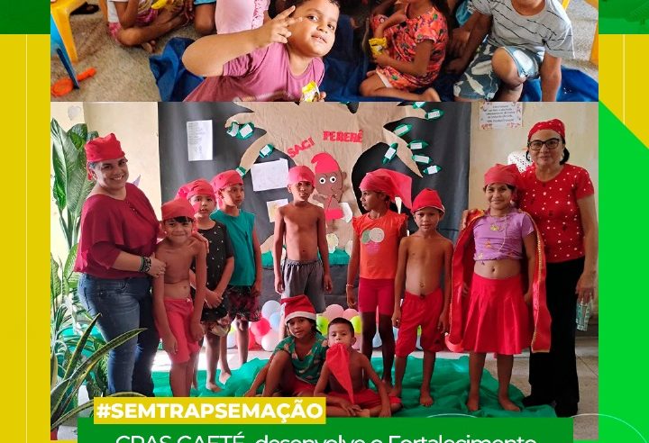 CRAS CAETÉ PROMOVE LEITURA DE HISTÓRIAS FOLCLÓRICAS PARA FORTALECER VÍNCULOS NO SCFV.