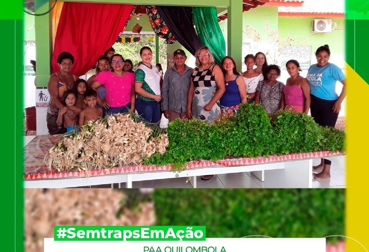 COORDENAÇÃO DE SEGURANÇA ALIMENTAR DISTRIBUI ALIMENTOS DO PAA QUILOMBOLA.