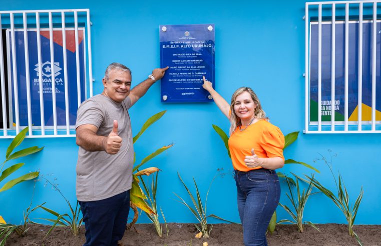 Prefeitura de Bragança entrega reforma e ampliação da EMEIF Alto Urumajó